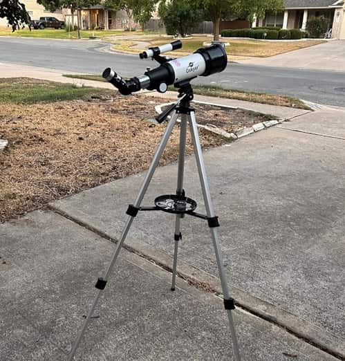 Telescope with Phone Adapter